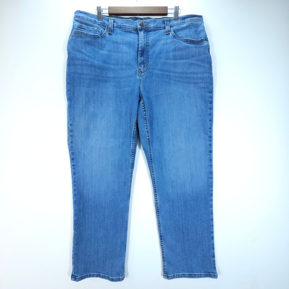 Vintage LL Bean Jeans Mens 40x29 Blue BeanFlex Classic Fit Coolmax Denim